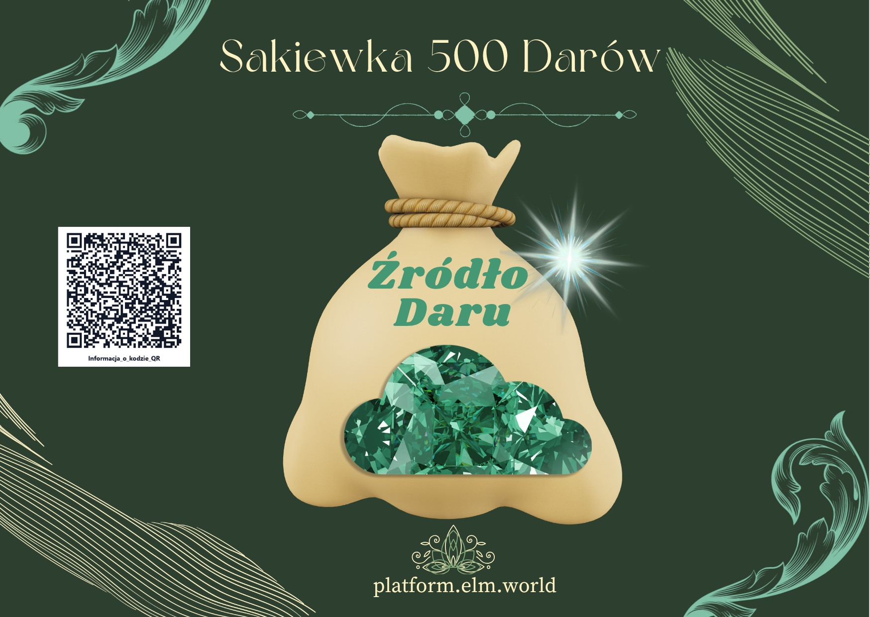 Sakiewka 500 Darów - "Źródło Daru"